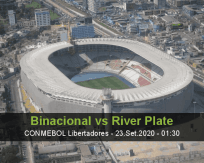 Prognóstico Deportivo Binacional River Plate (23 Setembro 2020)