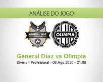 Prognóstico General Díaz Olimpia (09 Agosto 2020)