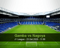 Prognóstico Gamba Osaka Nagoya Grampus (23 Setembro 2020)