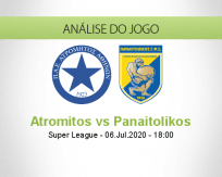 Prognóstico Atromitos Panaitolikos (06 Julho 2020)