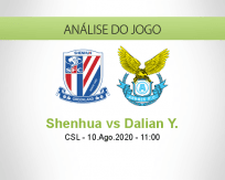 Prognóstico Shanghai Shenhua Dalian Yifang (10 Agosto 2020)