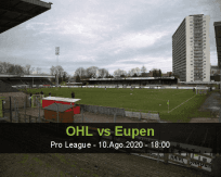 Prognóstico OH Leuven AS Eupen (10 Agosto 2020)