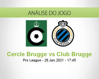 Prognóstico Cercle Brugge Club Brugge (28 Janeiro 2021)