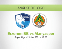 Prognóstico Erzurum BB Alanyaspor (21 Janeiro 2021)