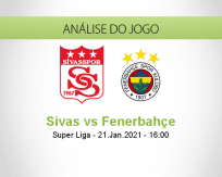 Prognóstico Sivas Fenerbahçe (21 Janeiro 2021)
