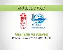 Prognóstico Granada Deportivo Alavés (20 Setembro 2020)