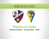 Prognóstico Huesca Cádiz (20 Setembro 2020)