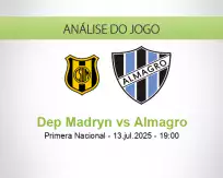 Prognóstico Dep Madryn Almagro (13 July 2025)