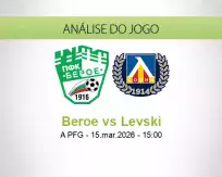 Prognóstico Beroe Levski (15 March 2026)