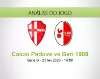 Prognóstico Calcio Padova Bari 1908 (21 February 2026)