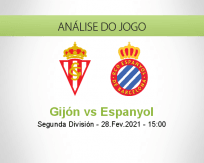 Prognóstico Gijón Espanyol (28 Fevereiro 2021)