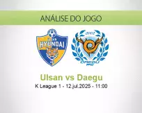 Prognóstico Ulsan Daegu (12 July 2025)