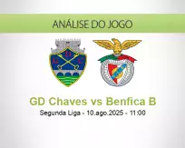 Prognóstico GD Chaves Benfica B (10 August 2025)