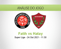 Prognóstico Fatih Hatay (24 Outubro 2021)
