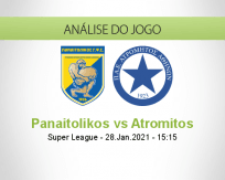 Prognóstico Panaitolikos Atromitos (28 Janeiro 2021)