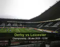 Prognóstico Derby Leicester (06 December 2025)