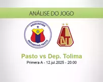 Prognóstico Pasto Dep. Tolima (12 July 2025)