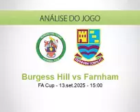 Prognóstico Burgess Hill Farnham (13 September 2025)