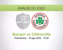 Prognóstico Bangor Cliftonville (10 August 2025)