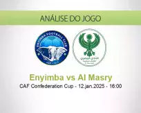 Prognóstico Enyimba Al Masry (12 January 2025)