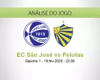 Prognóstico EC São José Pelotas (19 February 2025)