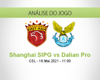 Prognóstico Shanghai SIPG Dalian Pro (16 Maio 2021)