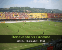 Prognóstico Benevento Crotone (16 Maio 2021)