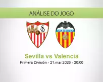 Prognóstico Sevilla Valencia (21 March 2026)