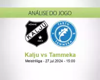 Prognóstico Kalju Tammeka (27 July 2024)