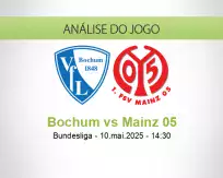 Prognóstico Bochum Mainz 05 (10 May 2025)