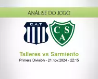 Prognóstico Talleres Sarmiento (21 November 2024)