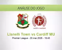 Prognóstico Llanelli Town Cardiff MU (20 March 2026)