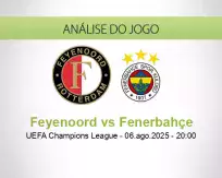 Prognóstico Feyenoord Fenerbahçe (06 August 2025)