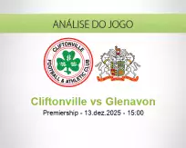 Prognóstico Cliftonville Glenavon (13 December 2025)