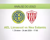 Prognóstico AEL Limassol Nea Salamis (24 April 2024)