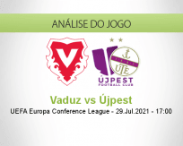 Prognóstico Vaduz Újpest (29 Julho 2021)