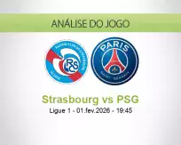 Prognóstico Strasbourg PSG (01 February 2026)