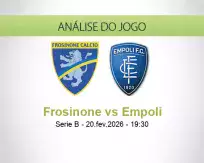 Prognóstico Frosinone Empoli (20 February 2026)