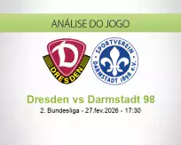 Prognóstico Dresden Darmstadt 98 (27 February 2026)
