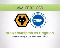 Prognóstico Wolverhampton Brighton (10 May 2025)