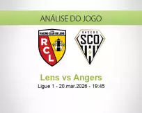 Prognóstico Lens Angers (20 March 2026)