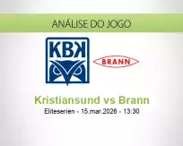Prognóstico Kristiansund Brann (15 March 2026)