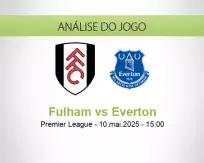 Prognóstico Fulham Everton (10 May 2025)