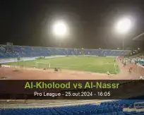 Prognóstico Al-Kholood Al-Nassr (25 October 2024)