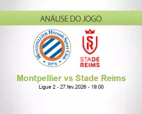 Prognóstico Montpellier Stade Reims (27 February 2026)
