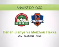 Prognóstico Henan Jianye Meizhou Hakka (19 July 2025)