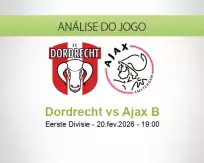 Prognóstico Dordrecht Ajax B (20 February 2026)