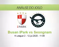 Prognóstico Busan IPark Seongnam (12 July 2025)