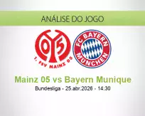 Mainz 05 vs Bayern Munique
