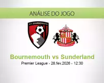 Prognóstico Bournemouth Sunderland (28 February 2026)